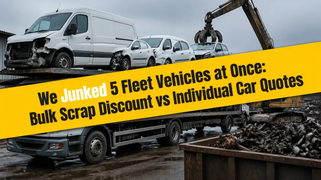 we junked 5 fleet vehicles at once