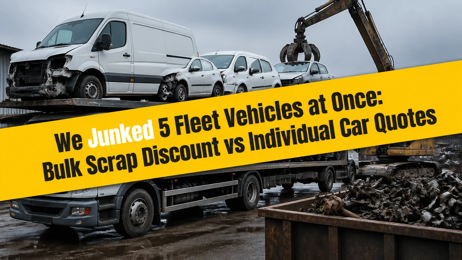 we junked 5 fleet vehicles at once