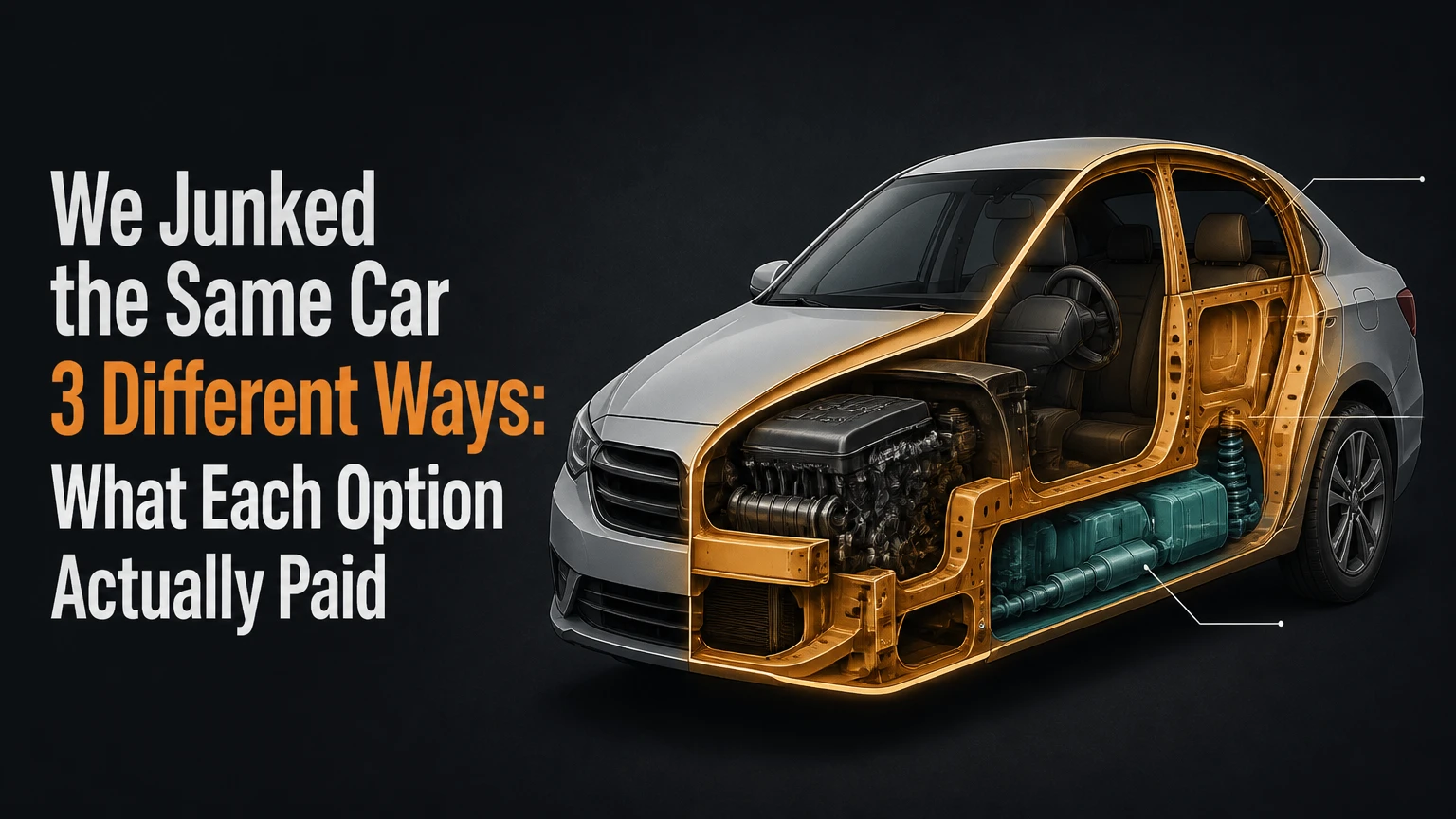 We Junked the Same Car 3 Different Ways: What Each Option Actually Paid
