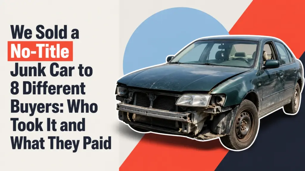 We Sold a No-Title Junk Car to 8 Different Buyers: Who Took It and What They Paid