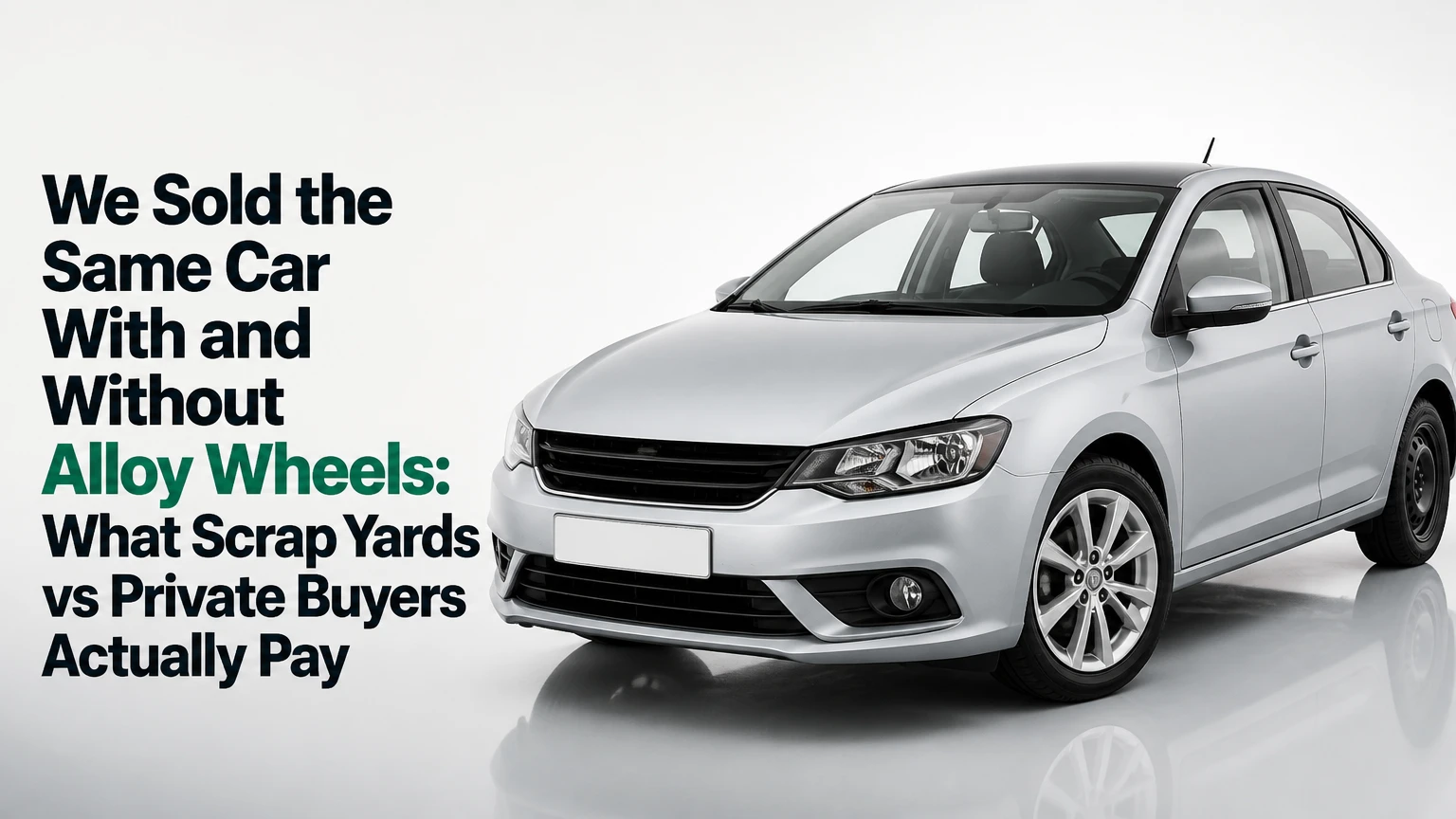 We Sold the Same Car With and Without Alloy Wheels: What Scrap Yards vs Private Buyers Actually Pay