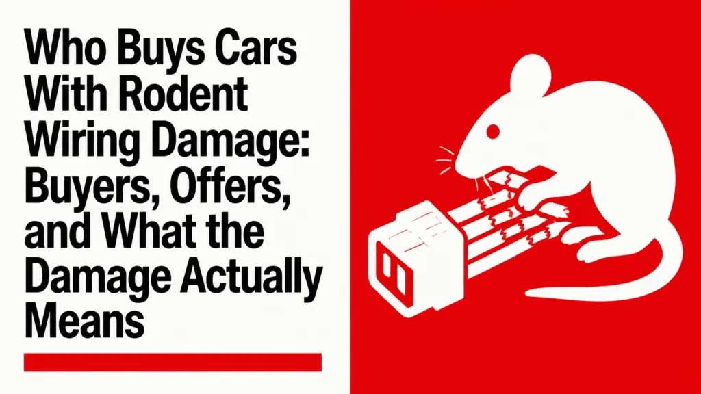 who buys cars with rodent wiring damage