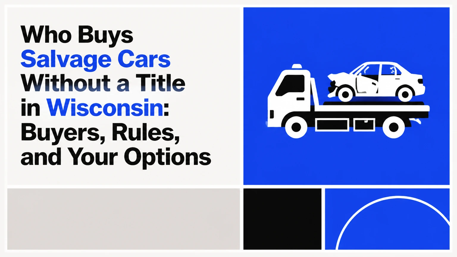 who buys salvage cars without a title in wisconsin