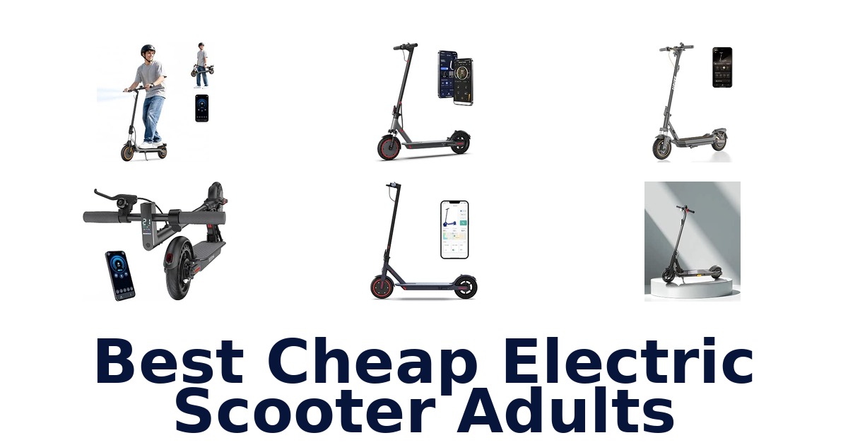 Best Cheap Electric Scooter Adults