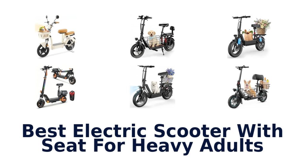 Best Electric Scooter With Seat For Heavy Adults