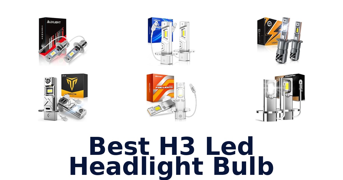 Best H3 Led Headlight Bulb