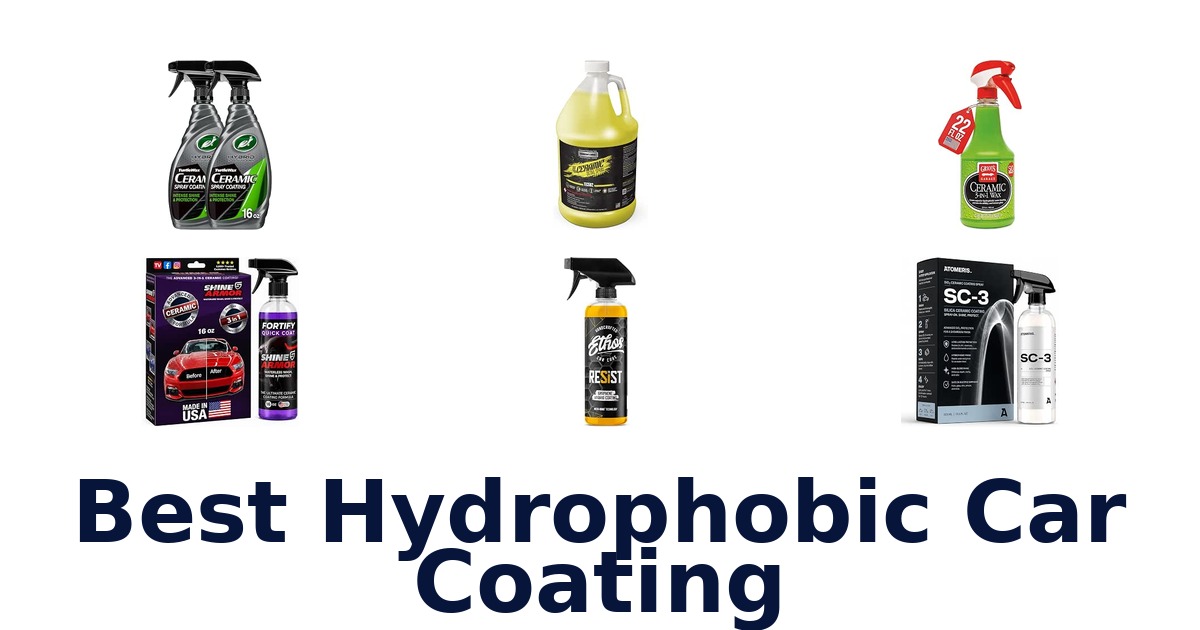 Best Hydrophobic Car Coating