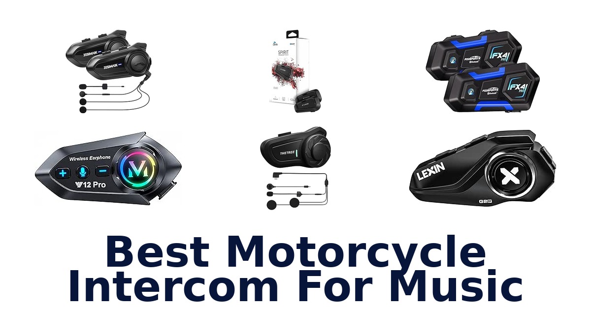 Best Motorcycle Intercom For Music