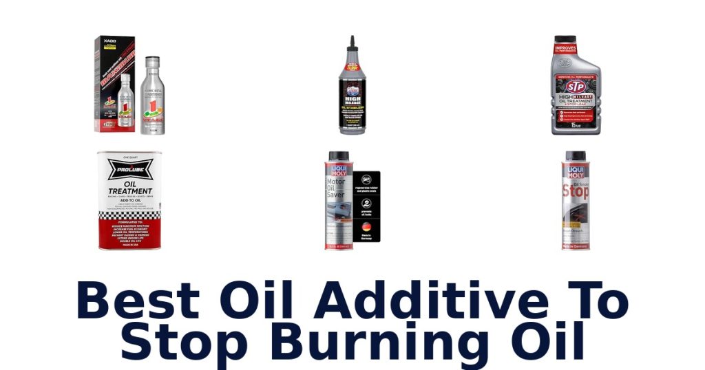 Best Oil Additive To Stop Burning Oil