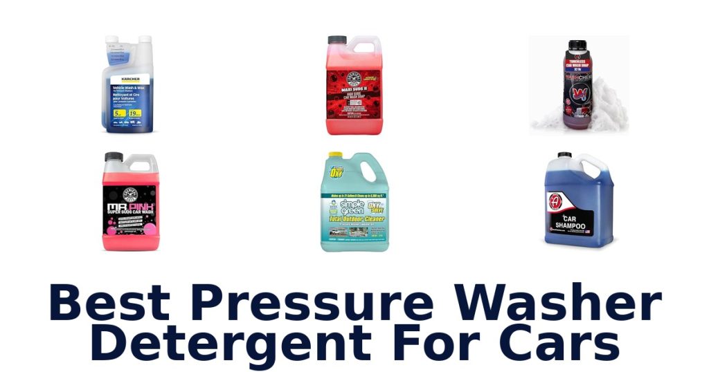 Best Pressure Washer Detergent For Cars