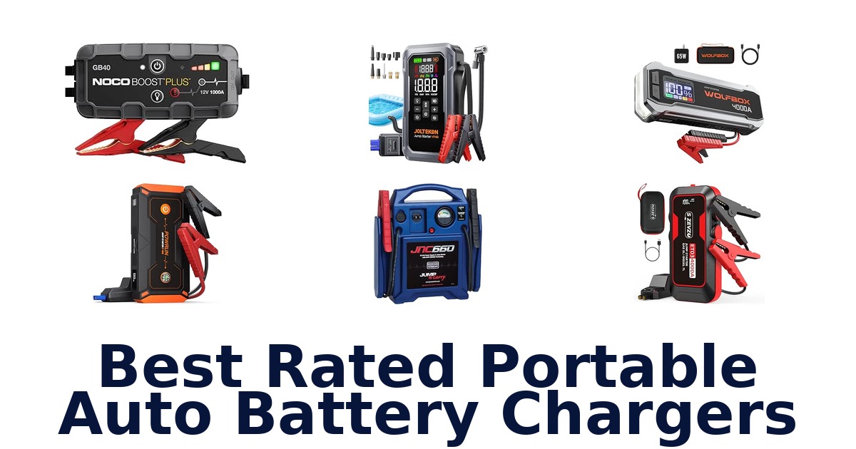 Best Rated Portable Auto Battery Chargers