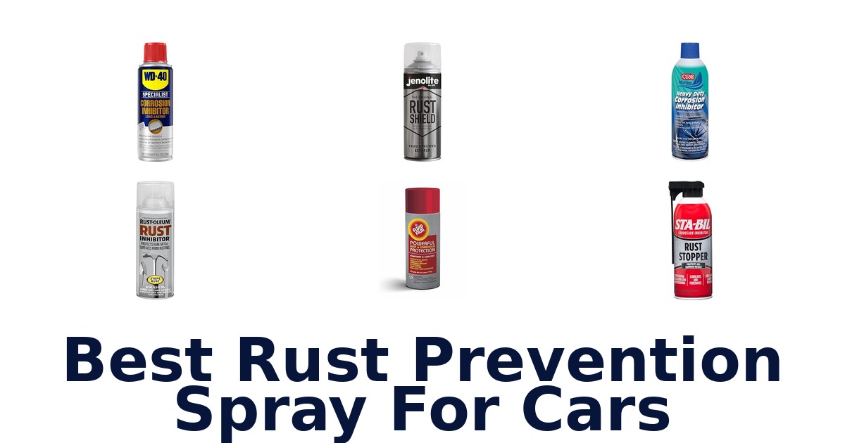 Best Rust Prevention Spray For Cars
