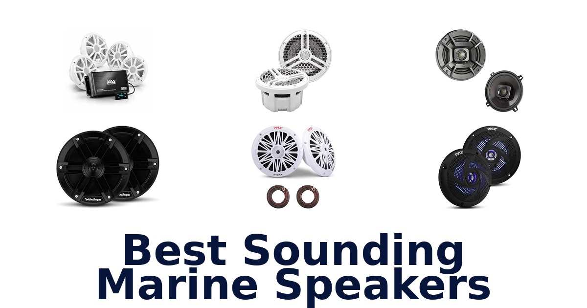 Best Sounding Marine Speakers