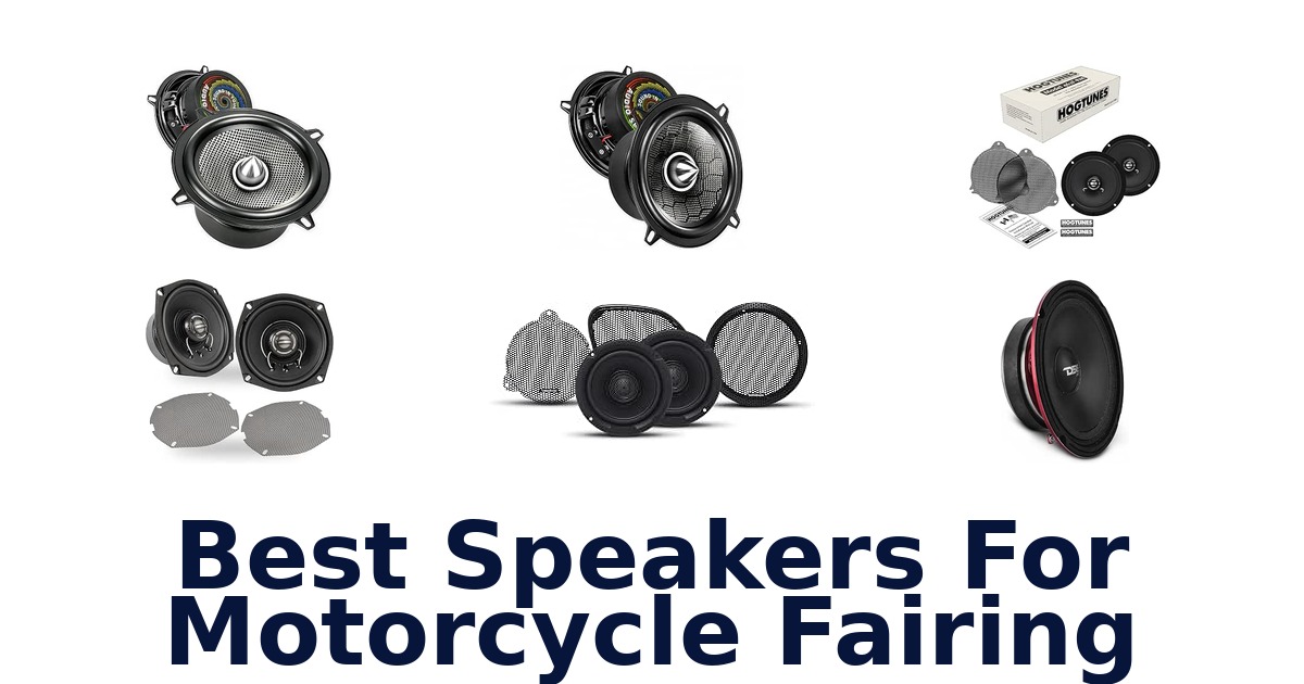 Best Speakers For Motorcycle Fairing