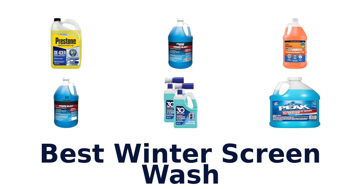 Best Winter Screen Wash